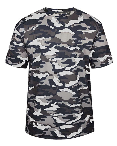 Badger Men's Camo T-Shirt. 4181 - Navy