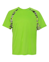 Badger Men's Hook Digital T-Shirt. 4140 - Lime/ Lime Digital