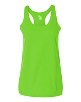 Badger Women’s B-Core Racerback Tank Top. 4166 - Lime
