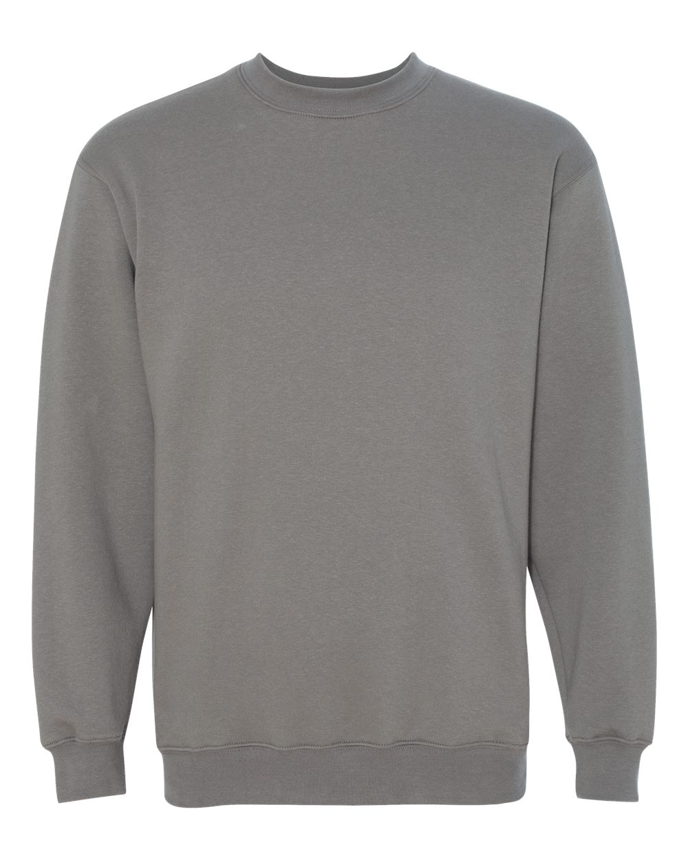Bayside Unisex USA-Made Crewneck Sweatshirt. 1102 - Charcoal