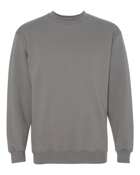 Bayside Unisex USA-Made Crewneck Sweatshirt. 1102 - Charcoal