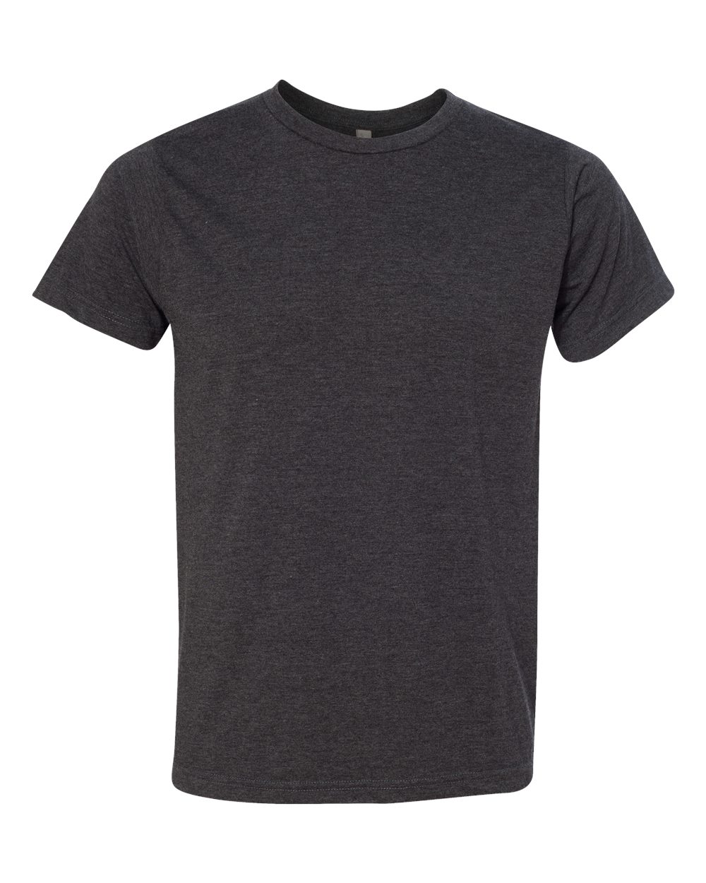 Bayside Unisex USA-Made 50/50 Fine Jersey T-Shirt. 5010 - Heather Charcoal