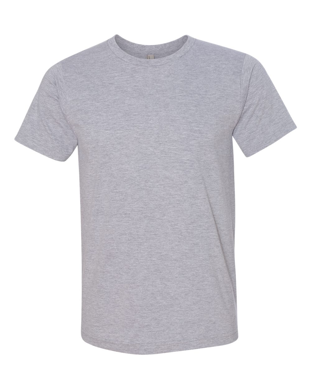 Bayside Unisex USA-Made 50/50 Fine Jersey T-Shirt. 5010 - Heather Grey