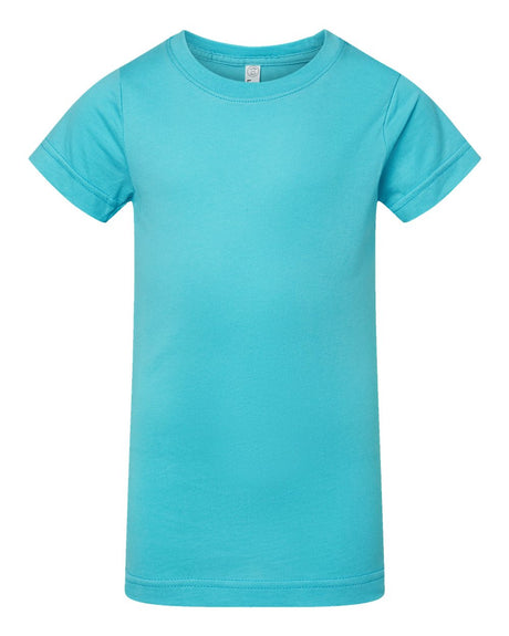 LAT Girls' Fine Jersey Tee. 2616 - Caribbean