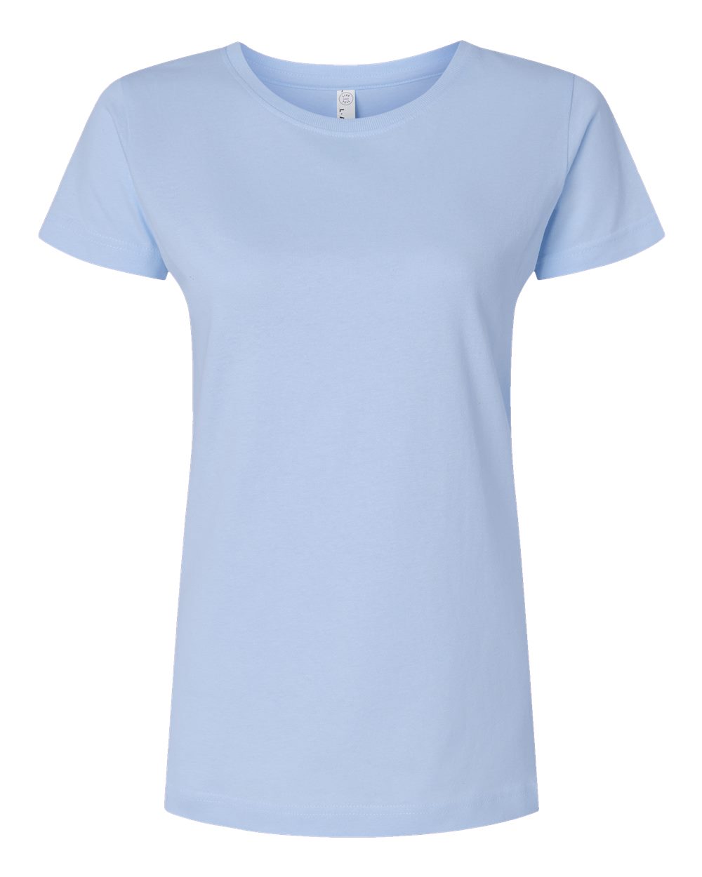 LAT Women's Fine Jersey Tee. 3516 - Light Blue
