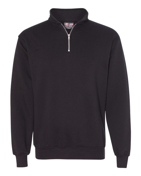 Bayside Unisex USA-Made Quarter-Zip Sweatshirt. 920 - Black