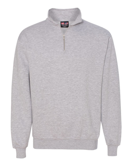 Bayside Unisex USA-Made Quarter-Zip Sweatshirt. 920 - Dark Ash