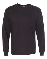 Bayside Unisex USA-Made Long Sleeve T-Shirt. 5060 - Black
