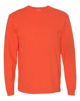 Bayside Unisex USA-Made Long Sleeve T-Shirt. 5060 - Bright Orange