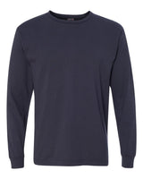 Bayside Unisex USA-Made Long Sleeve T-Shirt. 5060 - Navy