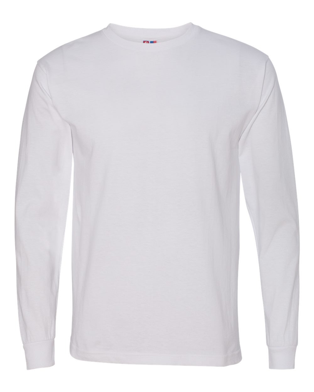 Bayside Unisex USA-Made Long Sleeve T-Shirt. 5060 - White