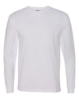 Bayside Unisex USA-Made Long Sleeve T-Shirt. 5060 - White
