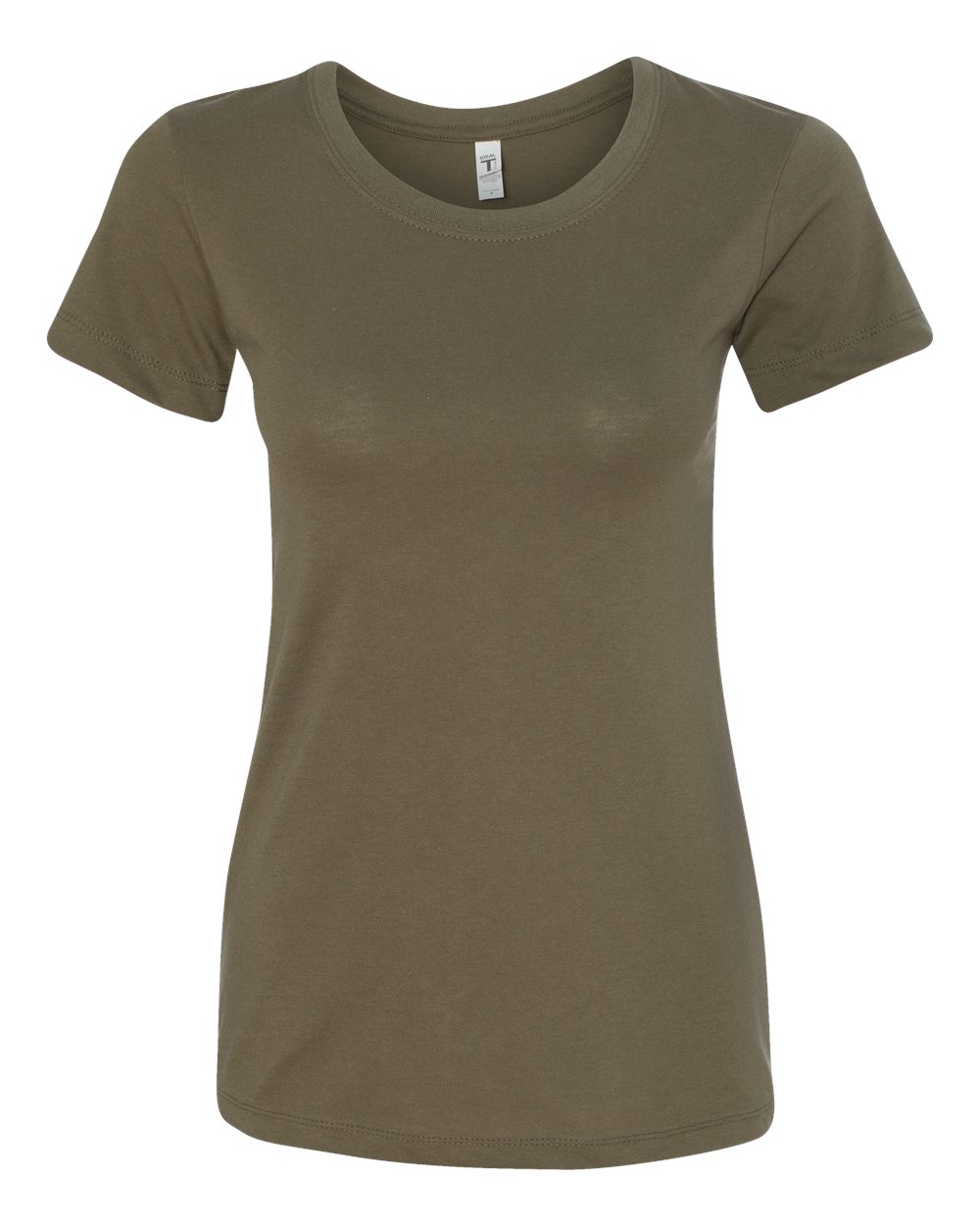 Next Level Women's Ideal Tee. 1510 - Military Green