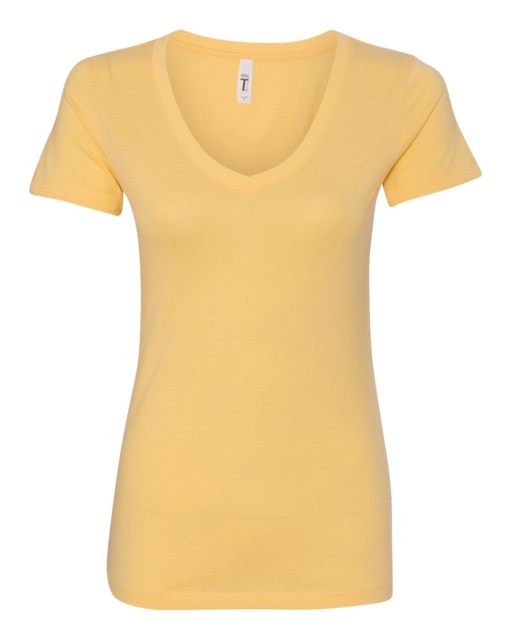 Next Level Women's Ideal V-Neck Tee. 1540 - Banana Cream