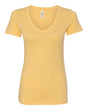 Next Level Women's Ideal V-Neck Tee. 1540 - Banana Cream
