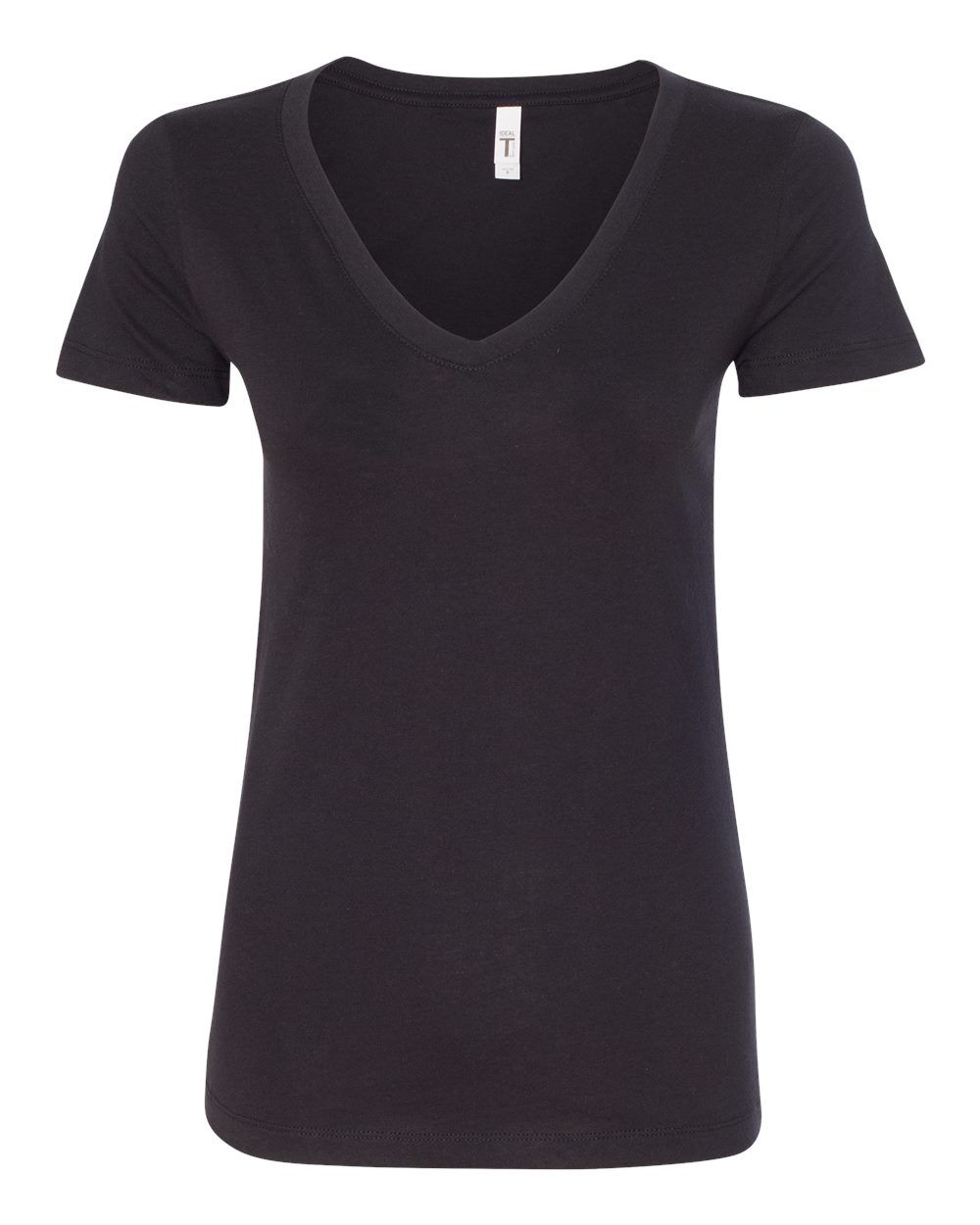 Next Level Women's Ideal V-Neck Tee. 1540 - Black