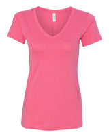 Next Level Women's Ideal V-Neck Tee. 1540 - Hot Pink