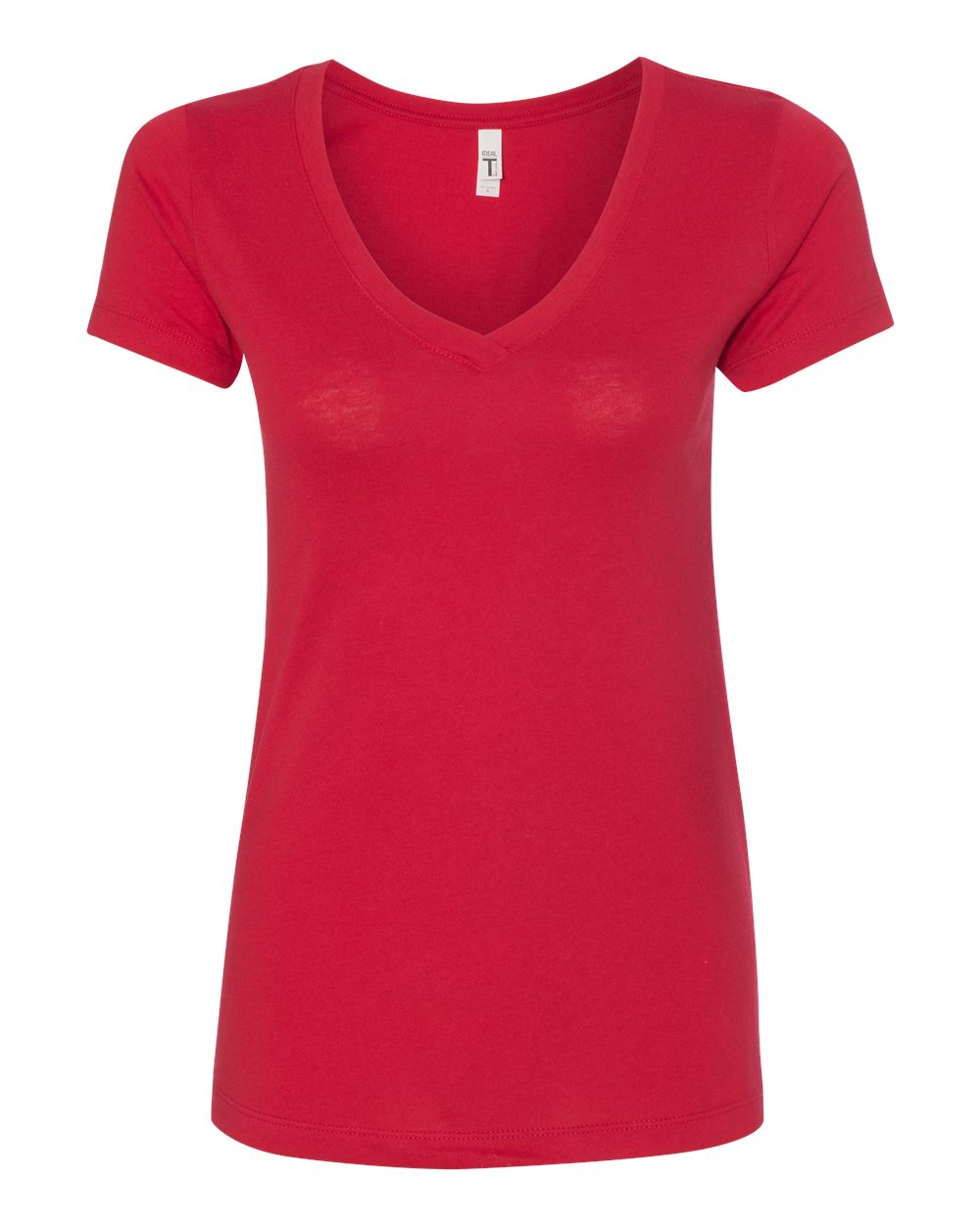 Next Level Women's Ideal V-Neck Tee. 1540 - Red