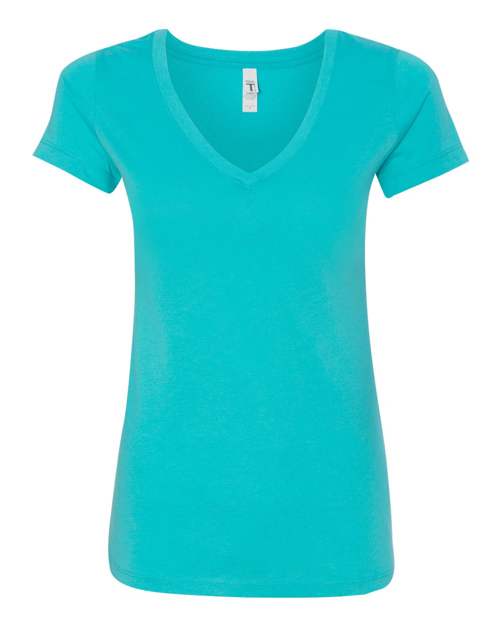 Next Level Women's Ideal V-Neck Tee. 1540 - Tahiti Blue