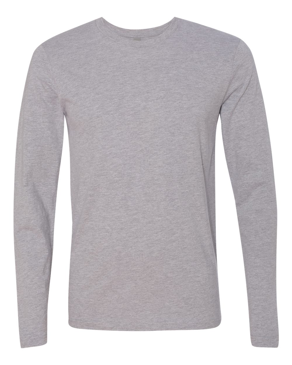 Next Level Unisex Cotton Long Sleeve Tee. 3601 - Heather Grey