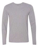 Next Level Unisex Cotton Long Sleeve Tee. 3601 - Heather Grey