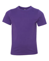 Next Level Youth Cotton Tee. 3310 - Purple Rush