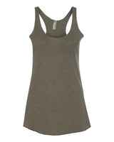 Next Level Women’s Triblend Racerback Tank. 6733 - Military Green