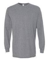Gildan Unisex Heavy Cotton™ Long Sleeve T-Shirt. 5400 - Graphite Heather