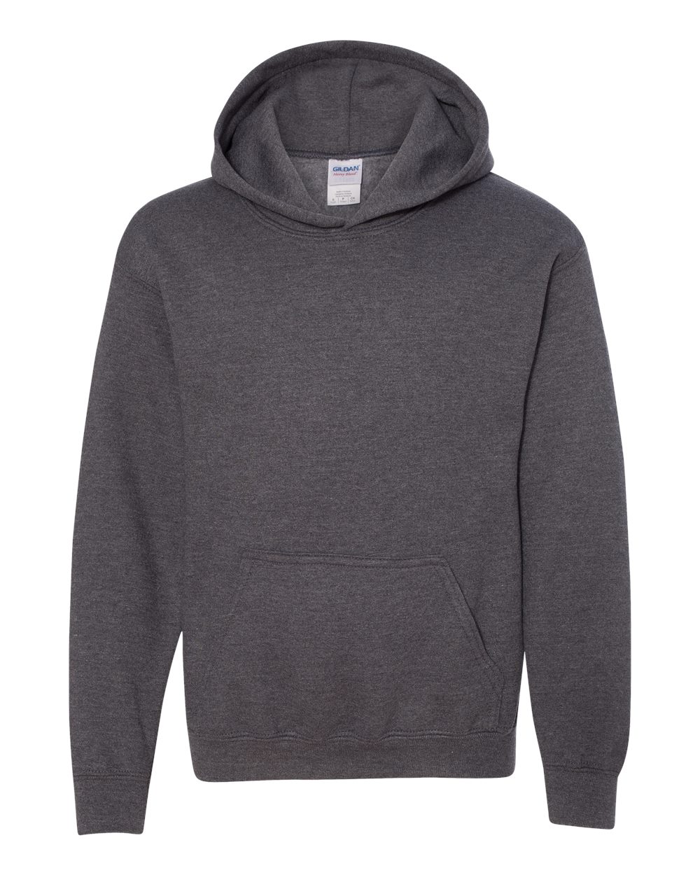Gildan Youth Heavy Blend™ Hooded Sweatshirt. 18500B - Dark Heather