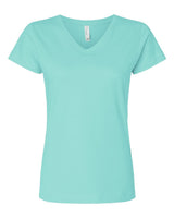 LAT Women's Fine Jersey V-Neck Tee. 3507 - Chill
