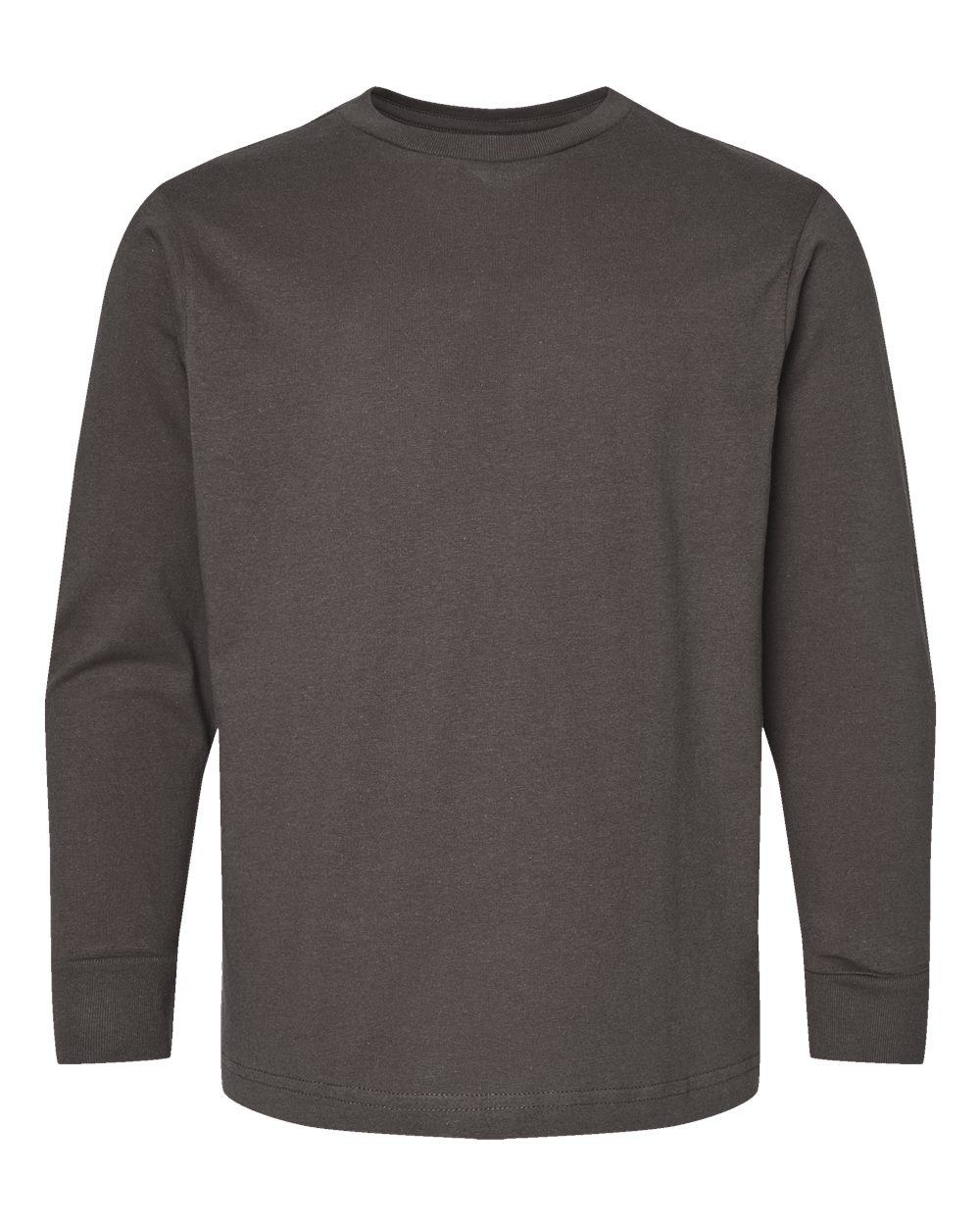 LAT Youth Fine Jersey Long Sleeve Tee. 6201 - Charcoal