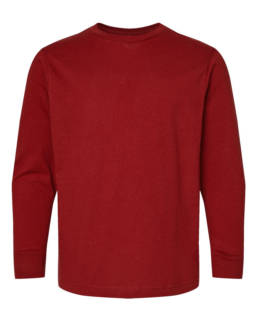 LAT Youth Fine Jersey Long Sleeve Tee. 6201 - Garnet