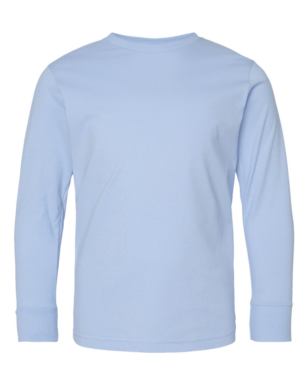 LAT Youth Fine Jersey Long Sleeve Tee. 6201 - Light Blue