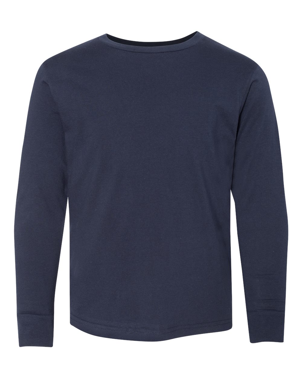 LAT Youth Fine Jersey Long Sleeve Tee. 6201 - Navy