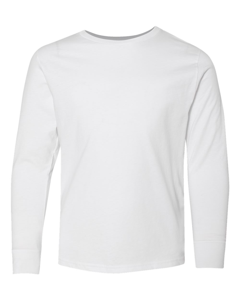 LAT Youth Fine Jersey Long Sleeve Tee. 6201 - White