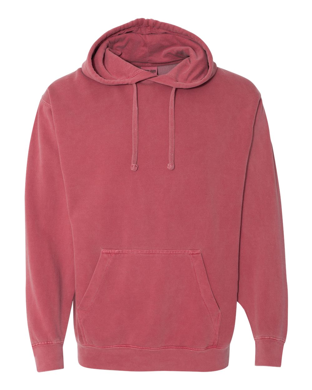 Comfort Colors Unisex Garment-Dyed Hooded Sweatshirt. 1567 - Crimson