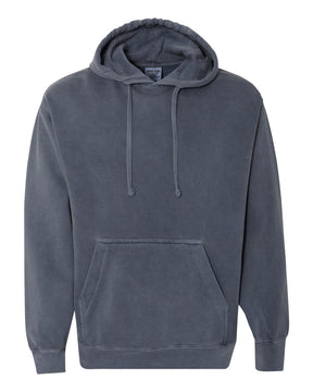 Comfort Colors Unisex Garment-Dyed Hooded Sweatshirt. 1567 - Denim