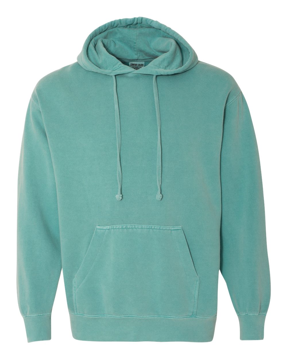 Comfort Colors Unisex Garment-Dyed Hooded Sweatshirt. 1567 - Seafoam