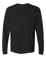Comfort Colors Unisex Garment-Dyed Heavyweight Long Sleeve T-Shirt. 6014 - Black