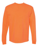 Comfort Colors Unisex Garment-Dyed Heavyweight Long Sleeve T-Shirt. 6014 - Burnt Orange