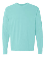 Comfort Colors Unisex Garment-Dyed Heavyweight Long Sleeve T-Shirt. 6014 - Chalky Mint