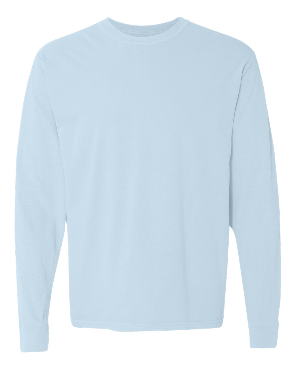 Comfort Colors Unisex Garment-Dyed Heavyweight Long Sleeve T-Shirt. 6014 - Chambray