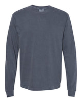 Comfort Colors Unisex Garment-Dyed Heavyweight Long Sleeve T-Shirt. 6014 - Denim