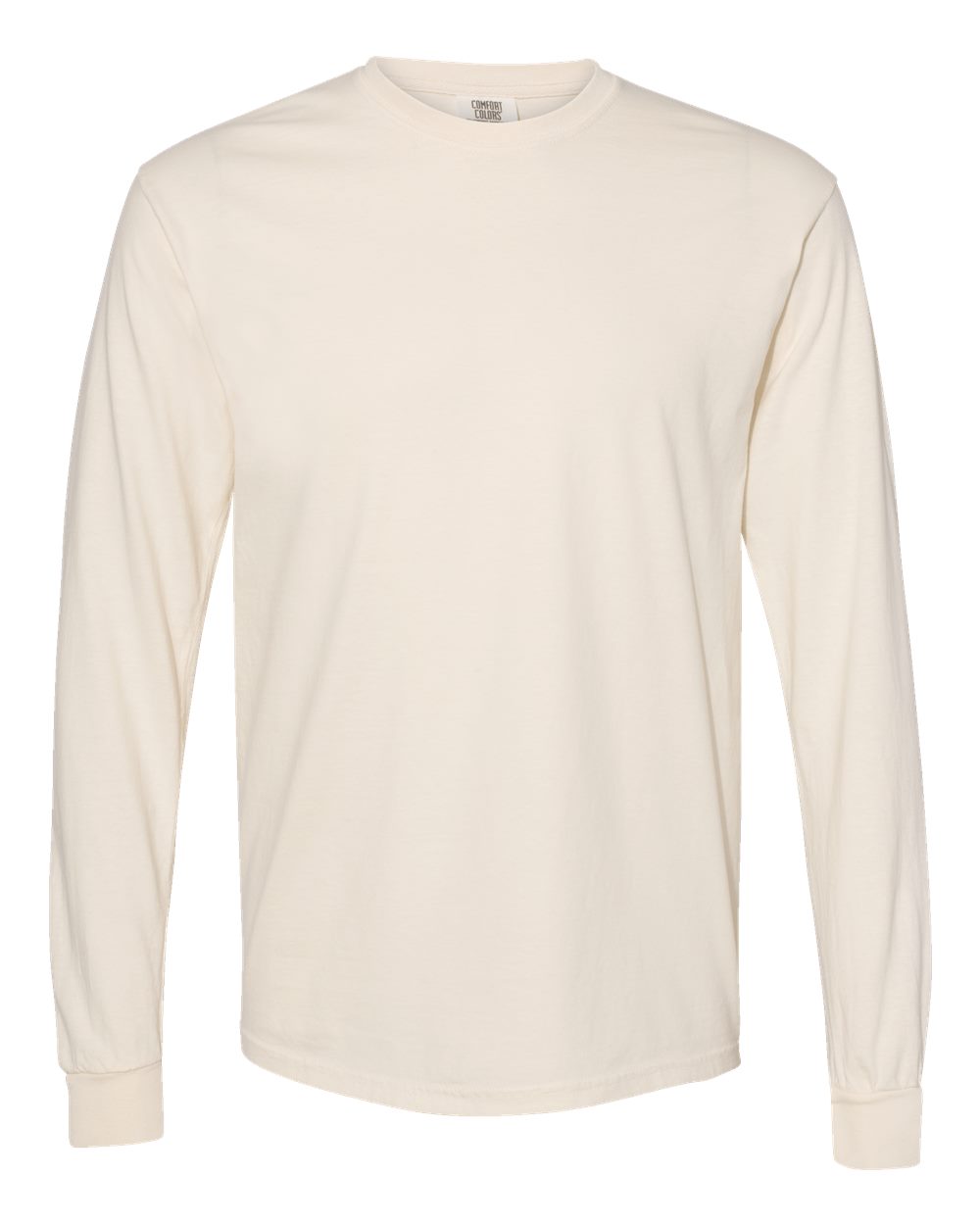 Comfort Colors Unisex Garment-Dyed Heavyweight Long Sleeve T-Shirt. 6014 - Ivory