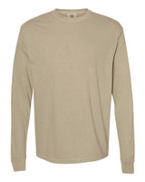 Comfort Colors Unisex Garment-Dyed Heavyweight Long Sleeve T-Shirt. 6014 - Khaki