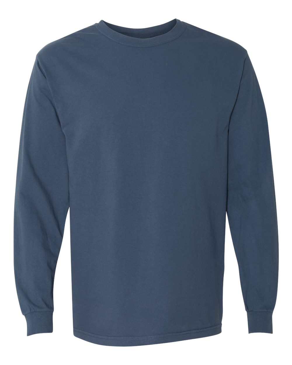 Comfort Colors Unisex Garment-Dyed Heavyweight Long Sleeve T-Shirt. 6014 - Midnight
