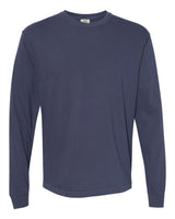 Comfort Colors Unisex Garment-Dyed Heavyweight Long Sleeve T-Shirt. 6014 - Navy