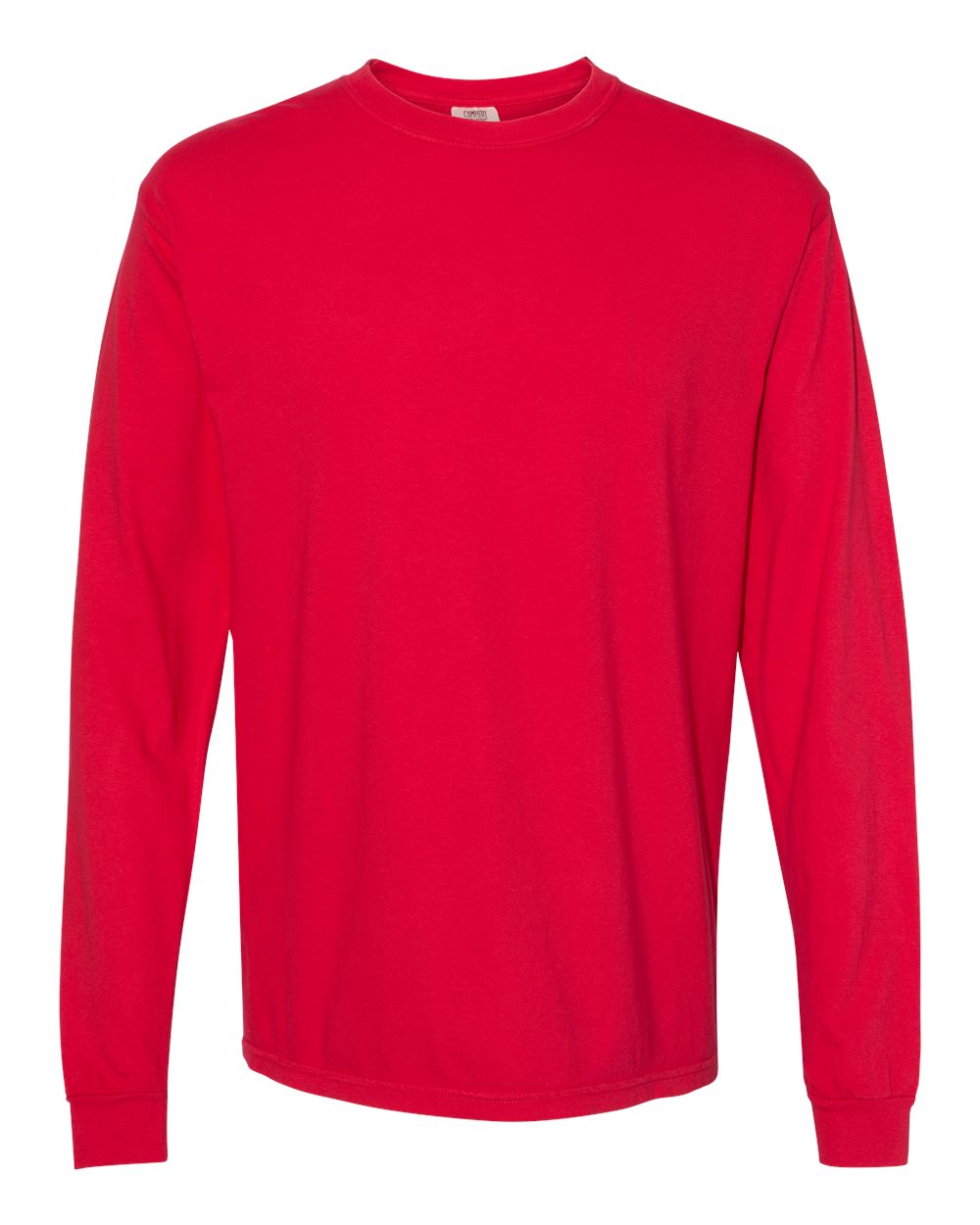 Comfort Colors Unisex Garment-Dyed Heavyweight Long Sleeve T-Shirt. 6014 - Red