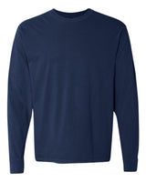 Comfort Colors Unisex Garment-Dyed Heavyweight Long Sleeve T-Shirt. 6014 - True Navy