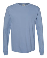 Comfort Colors Unisex Garment-Dyed Heavyweight Long Sleeve T-Shirt. 6014 - Washed Denim